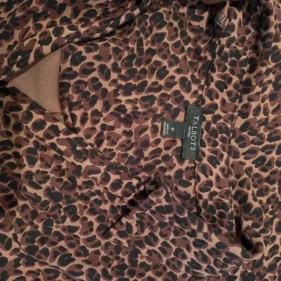 TALBOT CHEETAH/LEOPARD PRINT MID LENGTH DRESS P - Picture 4 of 6